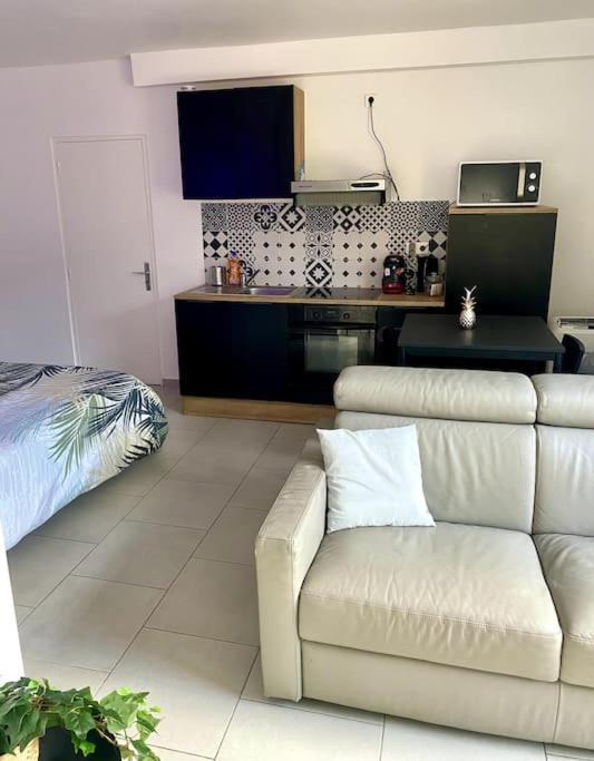Studio Avec Terrasse Et Jacuzzi Вальбон Экстерьер фото
